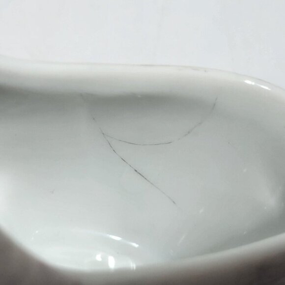 Dutch Ceramic Clog Shoe Figurine Hand Painted Blue & White Windmill - Picture 9 of 12